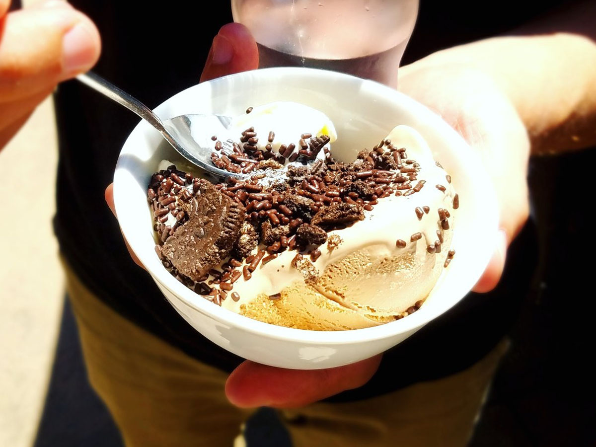 Ice cream bar @ UCLA Faculty Center