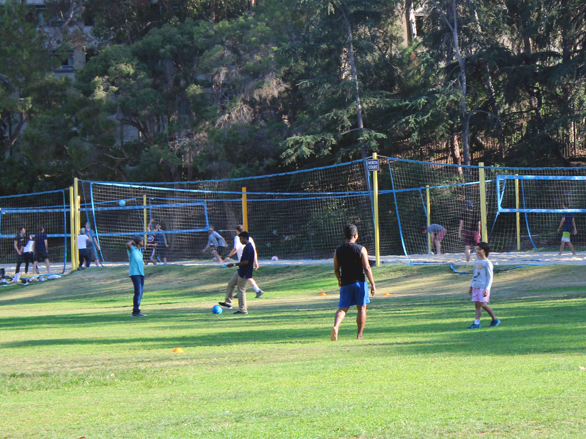 Sports in the Sunset Canyon Recreation Center on UCLA Campus.